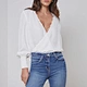 v neck blouse